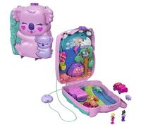 Polly Pocket BorSetta dei segreti Avventure Dolce Koala con 2 Micro Bambole, Animaletti e Accessori, Giocattolo per Bambini 4+Anni, GXC95