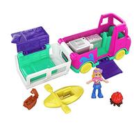 Polly Pocket™ Camper Pollyville Trasformabile con Micro Bambola e Accessori, Giocattolo per Bambini 4+ Anni, GKL49
