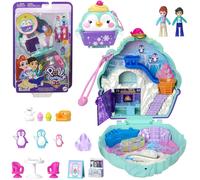 Polly Pocket Casetta Compatta di Ghiaccio con Pinguini