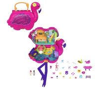 Polly Pocket Fenicottero Mega Party Cofanetto Playset con 26 accessori Multicolor