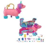 Polly Pocket - Festa dei Cuccioli, playset a forma di pignatta con 2 bambole e più di 25 accessori inclusi, giocattolo per bambini, 4+ anni, HKV54