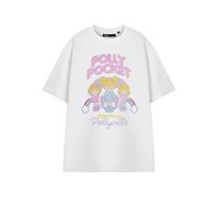 Polly Pocket Maglietta a maniche corte Pollyville bianca Donna