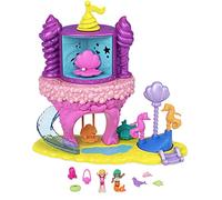 Polly Pocket- Playset Giostra del Lunapark Baia delle Sirene a Tema Sottomarico con Micro Bambole Polly, Sirenetta e Accessori, Giocattolo per Bambini 4+Anni, GYK42