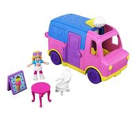 Polly Pocket, Playset Veicolo Furgoncino dei Gelati con Bambola, Giocattolo per Bambini 4+ Anni, GGC40