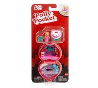 polly pocket set compatto anniversario per l’80º di mattel con anellino