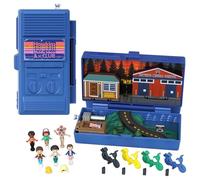 Polly Pocket Stranger Things - Cofanetto Walkie Talkie, playset edizione speciale da collezione con 6 bambole dei personaggi della serie e 10 accessori inclusi, giocattolo per bambini, 4+ anni, HWP22