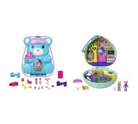 Polly Pocket Borsetta Orsetto Pigiama Party con Accessori Multicolor