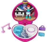 Polly Pocket- Viola Mini Cofanetto Campeggio di Shani, con Una Bambola, Giocattolo per Bambini 4+ Anni, FWN41