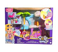 Polly Tasca HHJ05 Pollyville Flamingo Divertimento Auto Autolavaggio Da 4 Nuova