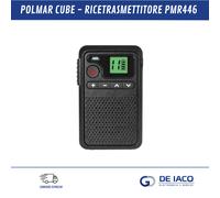 POLMAR CUBE - Ricetrasmettitore PMR446 compatto con display LCD