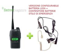 POLMAR EASY PMR446 UHF PORTATILE VERSIONE CONFIGURABILE OMAGGIO AURICOLARE ARIA
