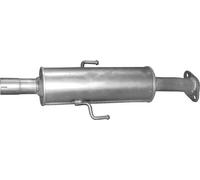 POLMO Presilenziatore Marmitta Centrale per Mazda 6 Familiare Gh 2.0 MZR 1.8 2.5