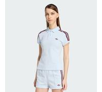 Polo 3 Stripes Crystal Sky / Maroon XL
