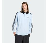 POLO 3 STRIPES RUGBY LONG SLEEVE Crystal Sky M
