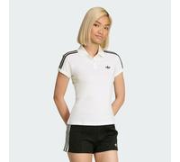 Adidas Originals 3 Stripes Short Sleeve Polo Bianco 2XL Donna