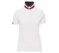 Polo a manica Corta Payper NATION LADY da Donna con Colletto Tricolore Bandiera