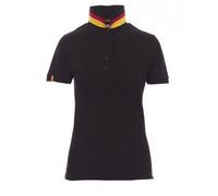 Polo a manica Corta Payper NATION LADY da Donna con Colletto Tricolore Bandiera