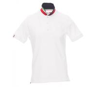 Polo a manica Corta Payper NATION Uomo Maglia Cotone Bandiera Tricolore Colletto