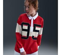 Polo a manica lunga con grafica Nike - Donna - Rosso XS (IT 36-38)