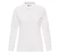 Polo a Manica Lunga Payper FLORENCE LADY Donna Maglia Sfiancata Cotone 4 Bottoni