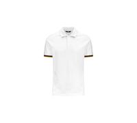 K-Way Polo a Maniche Corte Modello Vincent Pique dalla vestibilità Slim, Colore White XL