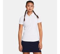 Polo a maniche corte Under Armour Playoff da donna Bianco / Halo Grigio / Halo Grigio M