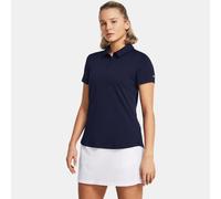 Polo a maniche corte Under Armour Playoff da donna Midnight Blu Marino / Midnight Blu Marino / Halo Grigio XS