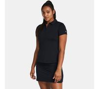 Polo a maniche corte Under Armour Playoff da donna Nero / Nero / Halo Grigio L