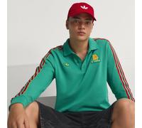 Polo a maniche lunghe AS Roma Terrace Icons Semi Court Green / Crew Yellow XL