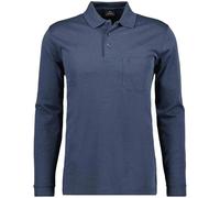 Polo a maniche lunghe da uomo straccivendolo soft Knit Azur-778 52