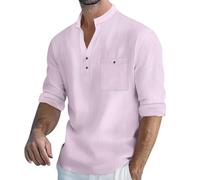 Polo a maniche lunghe da uomo UK termica camicia da uomo top da uomo slim fit oversize top da uomo stampa posteriore shiteshirts palestra oversize cotone magliette UK top casual felpe da uomo, Viola