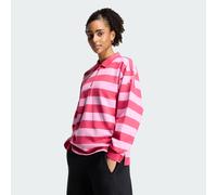 Polo a maniche lunghe Essentials contemporanea in french terry Power Pink / St Tropic Bloom S