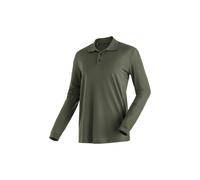Maier Sports Ulrich Long Sleeve Polo Verde S Uomo