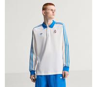Polo a maniche lunghe Terrace Icons Real Madrid White / Blue Bird 2XL