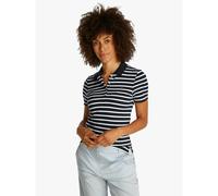 Polo da donna Tommy Hilfiger 1985 Slim Pique Short Sleeves - Rosa (XS)