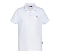 Polo a Righe con Bordo a Contrasto Schott,PSAUSTEEN, Bianco, M