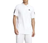 Adidas Club 3 Stripes Short Sleeve Polo Bianco M Uomo