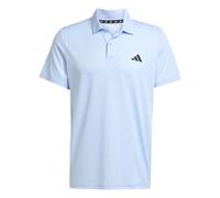 adidas Uomo Train Essentials Training Polo Shirt, Glow Blue/Black, L