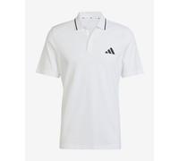 Polo adidas Essentials Small Logo Piqué manica corta bianco - XS