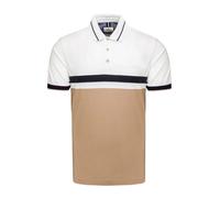 Polo Aeronautica Militare Uomo MC PO1431 Flying Proud Bianca Beige Cotone Tg ...