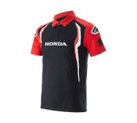 T-SHIRT COTONE ALPINESTARS ORIGINALE CON BRAND HONDA ROSSO NERO