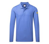 Polo Antistatica ESD Portwest AS23 L/S Comoda Per Uso In Ambiente ESD