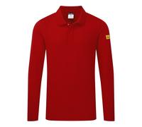 Polo Antistatica ESD Portwest AS23 L/S Comoda Per Uso In Ambiente ESD