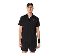 Polo da tennis da uomo Asics Court - performance black - Nero (XL)