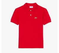 Polo Bambino Lacoste Junior In Petit Piquè PJ1464 240 Rosso