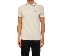 Polo beige "Paddy" BOSS uomo in pregiato cotone