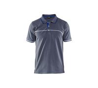 Polo bicolore Blaklader Gris M