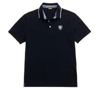 Polo Blauer Inserti In Contrasto Damon Uomo