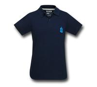 Polo Blu Da Uomo Con Logo TARDIS Di Doctor Who, Small