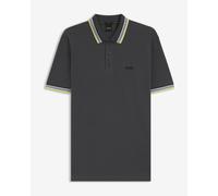 BOSS Maglietta 'Paddy' giallo / grigio scuro / bianco, Taglia S
